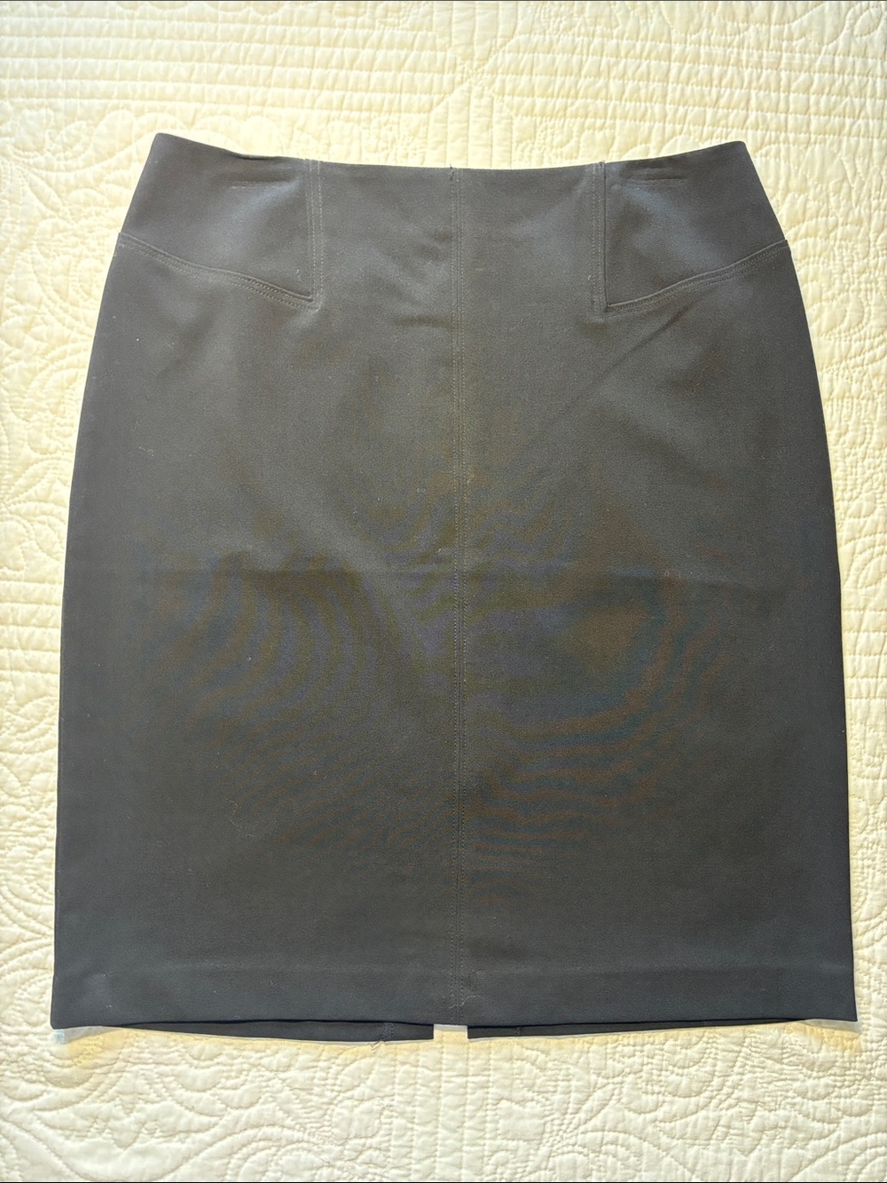 New York & Company Black Tailored Pencil Skirt